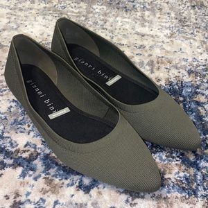Gianni Bini Olive Green Flats